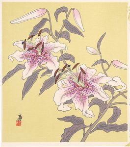 徳力富吉郎「百合（仮題）」