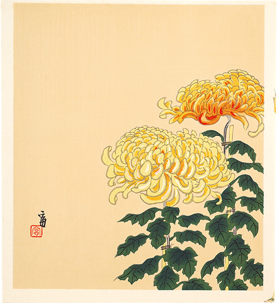 徳力富吉郎「菊（仮題）」