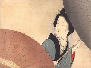 Tomioka Eisen / Kuchi-e Print