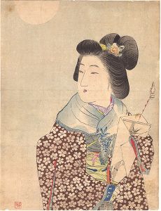 鈴木華邨「木版口絵」