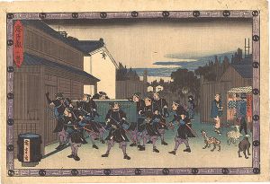 広重初代「忠臣蔵　十段目」