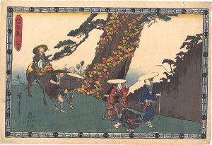 広重初代「忠臣蔵　八段目」