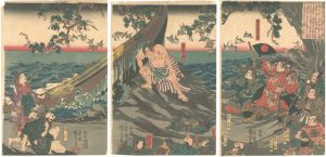 国芳「鎮西八郎為朝 鬼夜叉」