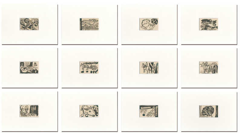高畠達四郎「自筆画稿」