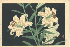 Kawase Hasui / Golden-banded Lillies