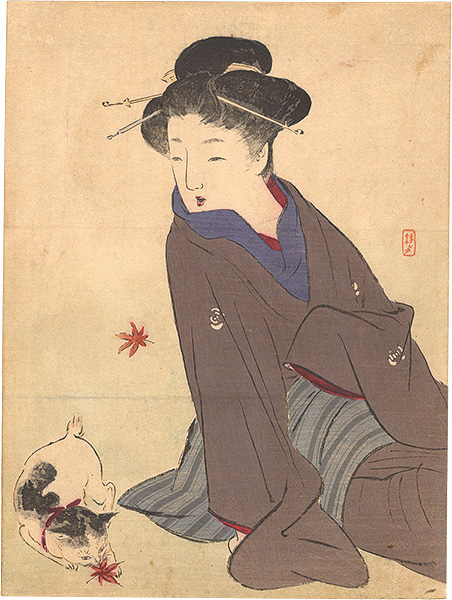 武内桂舟「木版口絵」