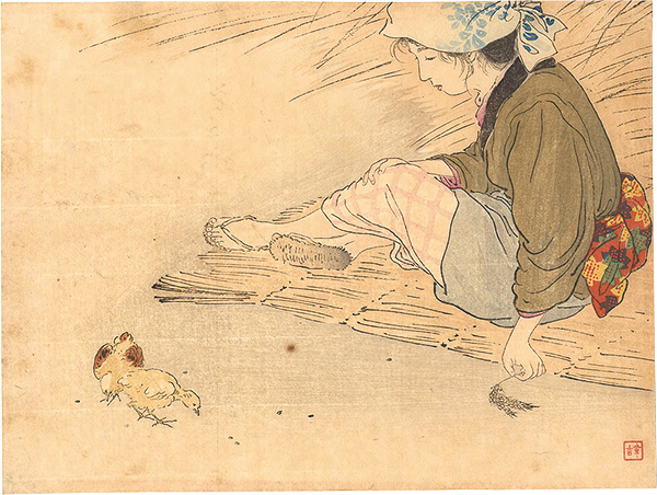 梶田半古「木版口絵」