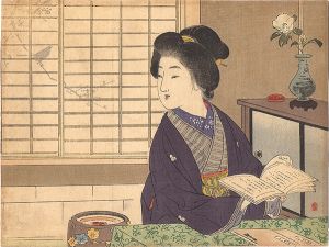 鈴木華邨「木版口絵」