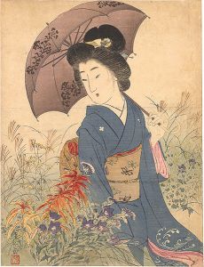 鈴木華邨「木版口絵」