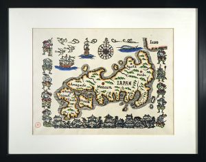 川上澄生「日本古地図」
