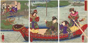 Kuniyoshi / A Chinese-style Boating Party [准漢船遊び]