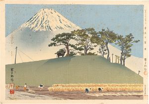 徳力富吉郎「富士三十六景ノ内 豊年の冨士」