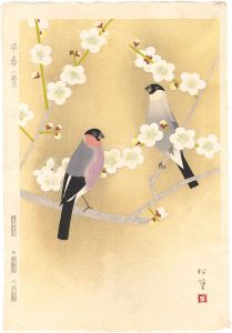 上村松篁「早春（鷽）」