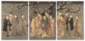 Kabuki Actors under the Plum T......