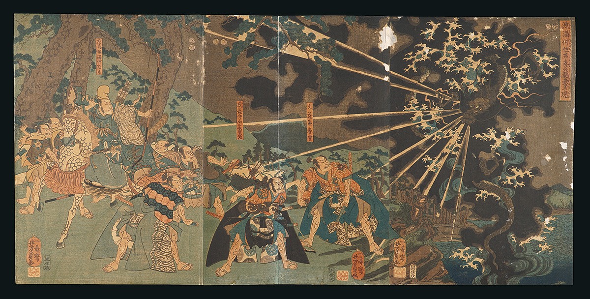 芳員「源満仲住吉参籠蒙示現」