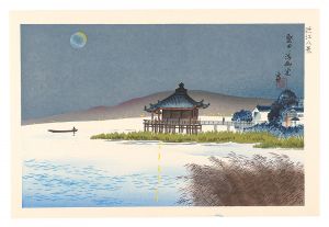 徳力富吉郎「近江八景 堅田ノ浮御堂」