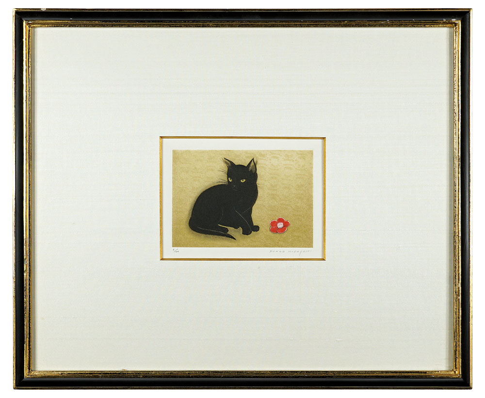 Kobayashi Donge “Black cat（Winter）”