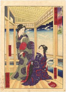 Sadanobu I / Cuisine and Affairs in Osaka / Kanijima [浪花料理情事魁　蟹嶋 竹戈]
