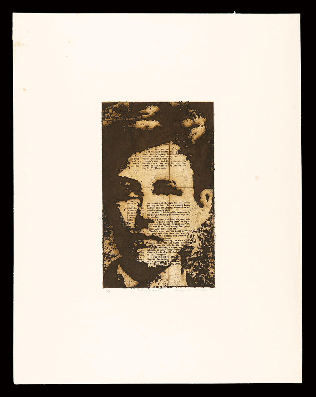 北川健次「Face of Rimbaud I」