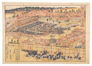 Eisen / Sketch of the Site of a Fund-raising No Performance [勧進能興行場所略図]
