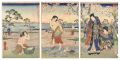 Prince Genji at Suma Bay