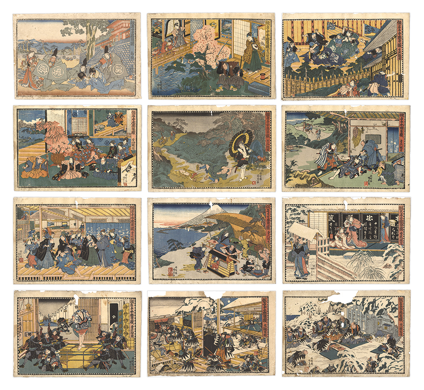 Kunisada I “Kanadehon Chushingura”