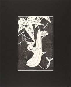 若冲「玄圃瑤華　糸瓜【復刻版】」