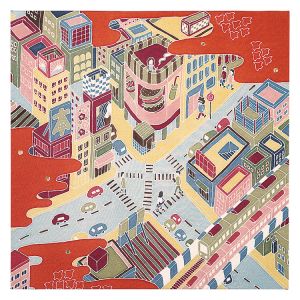 山手線紋様図絵　渋谷