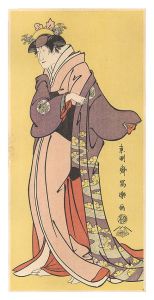 Actor Nakayama Tomisaburo as Tsukuba Gozen, wife of Yoshioki 【Reproduction】