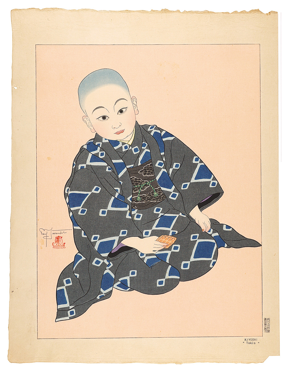 Paul Jacoulet “Kiyoshi, Tokyo”