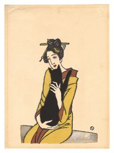 黒猫を抱く女