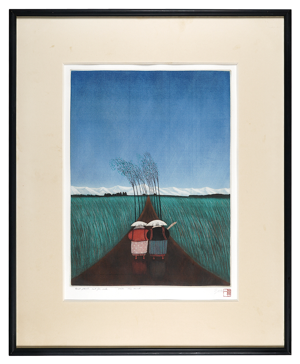 斎藤真一「The wind」