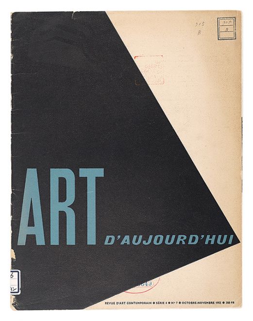 “[仏]Art d'Aujourd'hui / numero 7 serie 4” curated by Andre Bloc