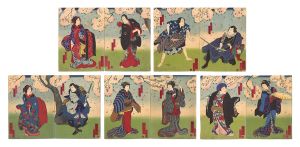 Yoshitaki / Scene from a Kabuki Play [芝居絵]