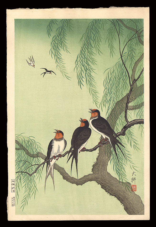 Daiko “Swallows and Willow (tentative title)”