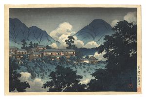 Kawase Hasui / Beppu, Kankai-ji Temple