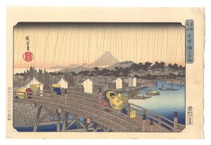 Famous Places in the Eastern Capital / Shower at Nihombashi from / Hiroshige I