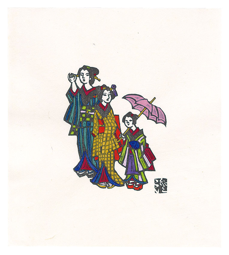 Kawakami Sumio “Women in the Style of the Meiji Era”