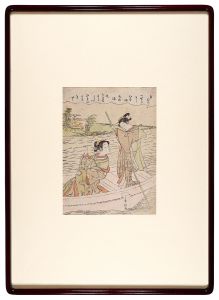 春信「墨田川」