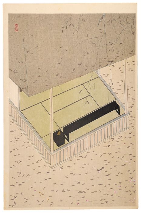 小村雪岱「落葉」