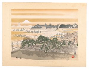 定方塊石「宮城と富士」