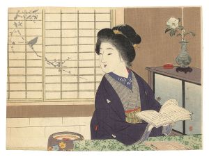 鈴木華邨「木版口絵」
