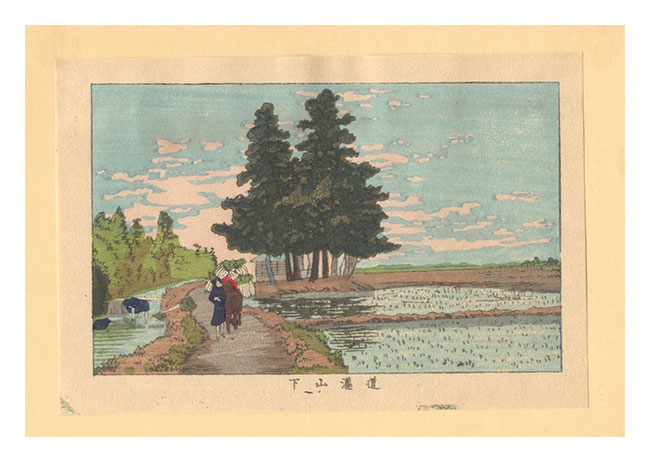 安治（探景）「東京真画名所図解　道灌山下【復刻版】」