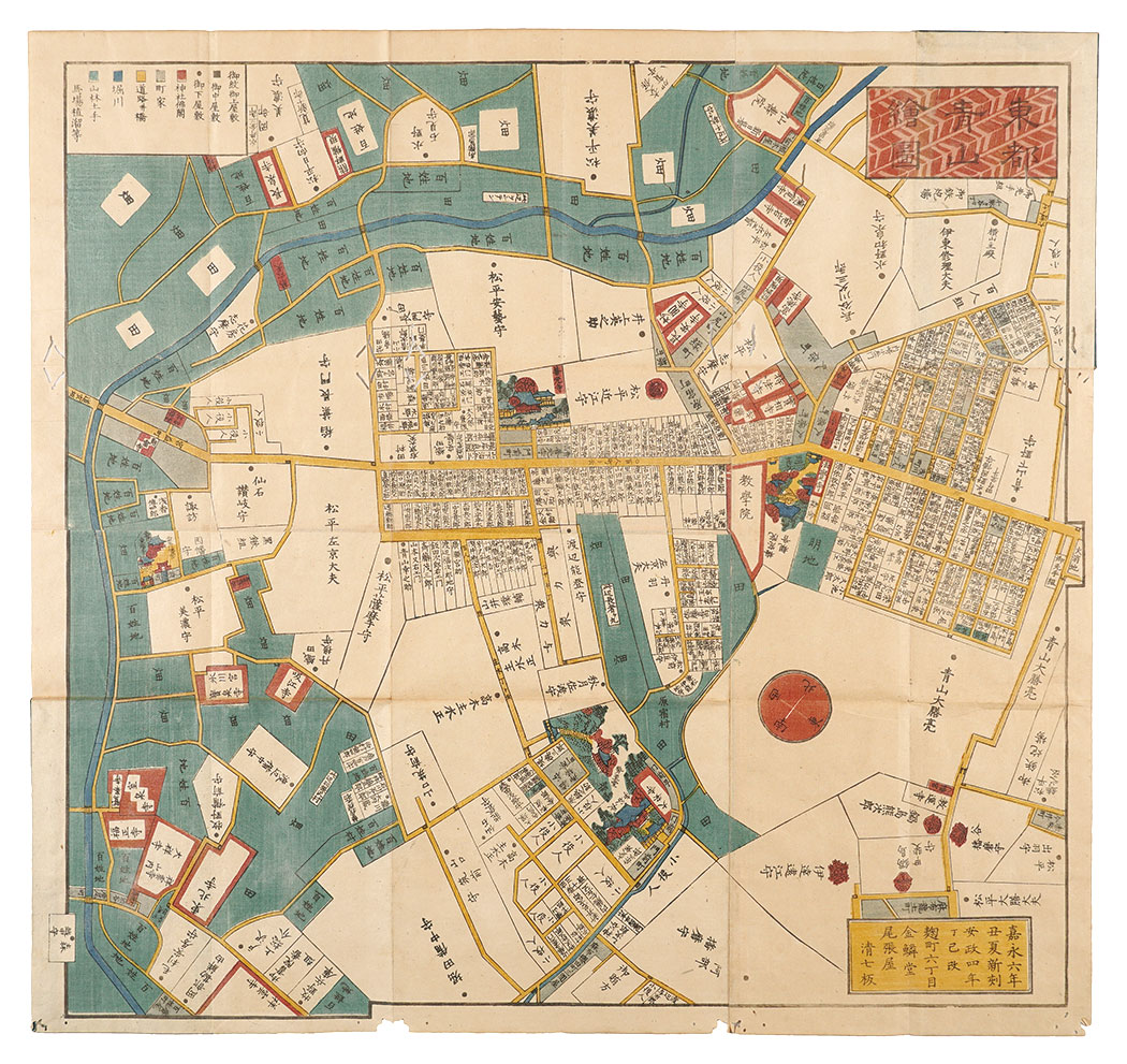 Unknown “Map of Aoyama in the Eastern Capital”