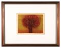 Red round tree