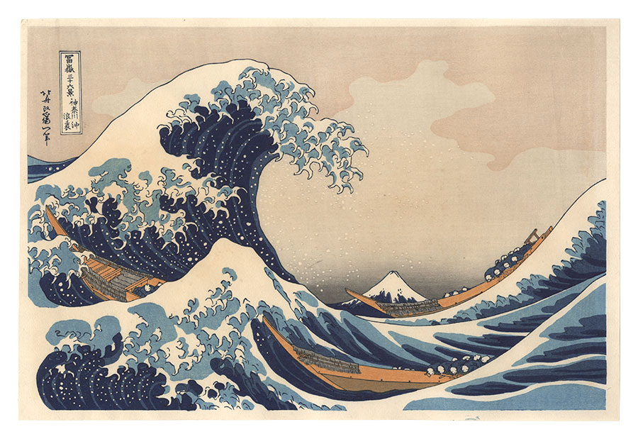 Hokusai “Thirty-six Views of Mount Fuji / Under the Wave off Kanagawa 【Reproduction】”
