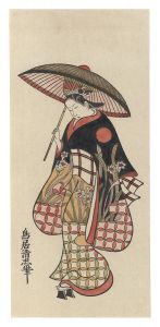 Woman with an Umbrella【Reproduction】