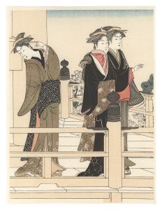 <strong>Masanobu</strong><br>Woman on the Balcony【Reproduct......