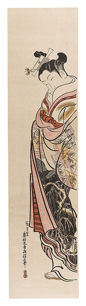 Masanobu “Woman Standing【Reproduction】 ”