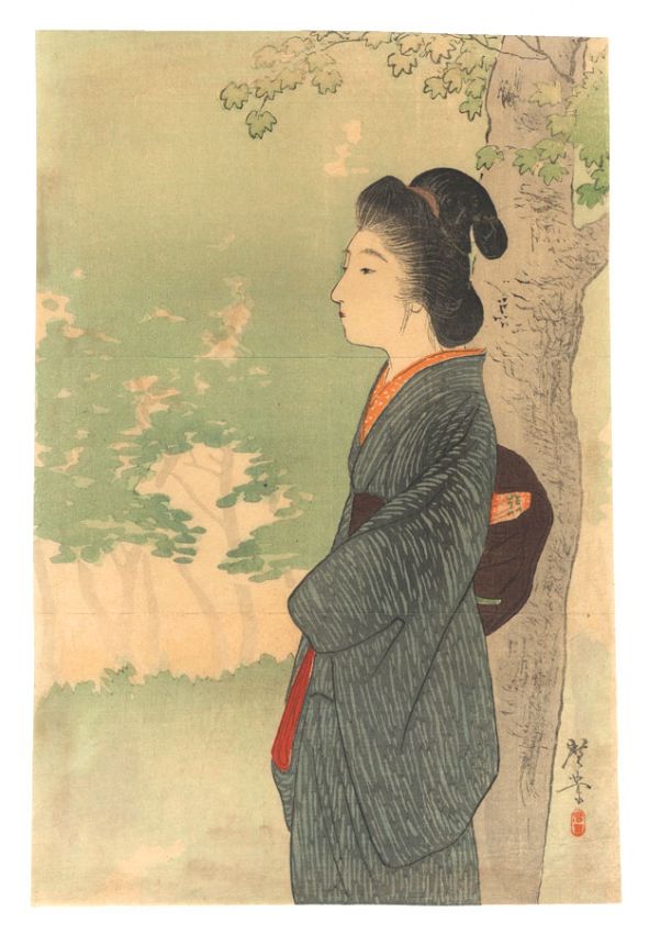 寺崎広業「木版口絵」